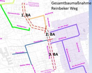 Erreichbarkeiten Nebenstra&szlig;en Reinbeker Weg