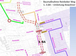 Erreichbarkeit Nebenstra&szlig;en 3. BA