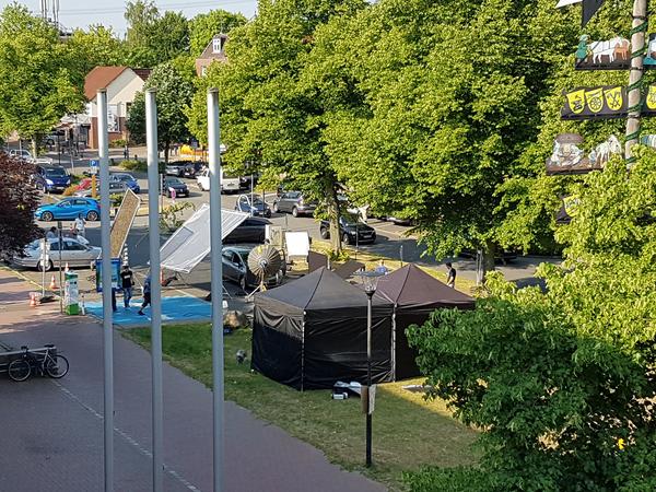 Filmaufnahmen in Wentorf