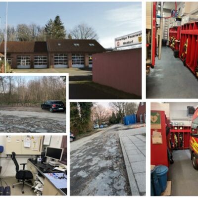 Bilder vom vorhandenen Feuerwehrger&auml;tehaus