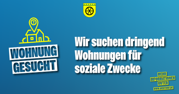 Gemeinde sucht dringend Wohnungen f�r soziale Zwecke