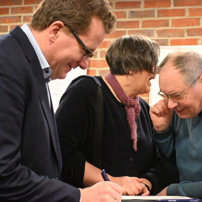 Martin Habersaat und Holger Gruhnke