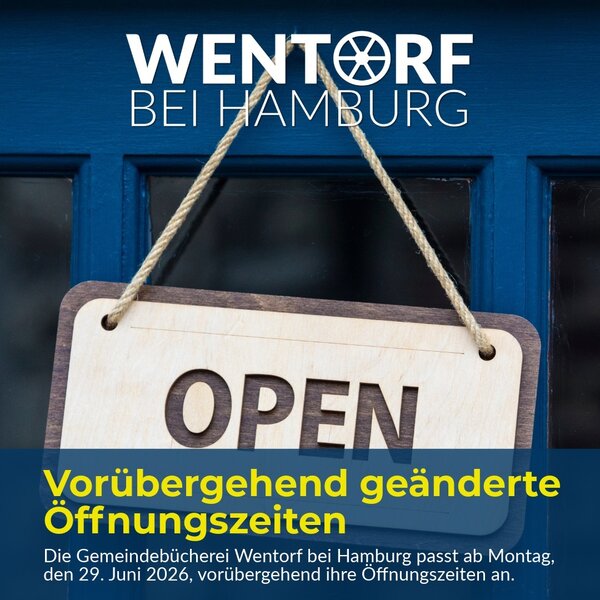 Angepasste �ffnungszeiten in der Gemeindeb�cherei