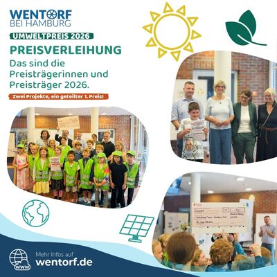 Siegerehrung Gewinnerbeitr&auml;ge Umweltpreis 2026