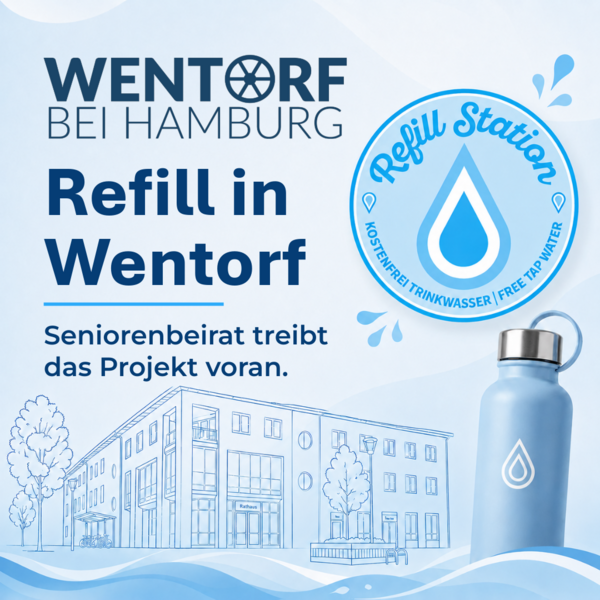 Seniorenbeirat treibt Refill Wentorf voran