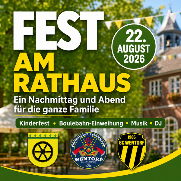 Fest am Rathaus Samstag, 22.08.2026
